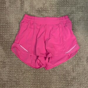 Sonic Pink lululemon shorts 4 inch